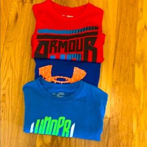Boy’s Under Armour shirts